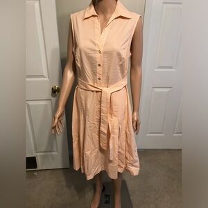 Jones & New York stripped sleeveless dress